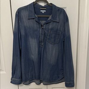 L.L. Bean Signature Denim Stretch Shirt